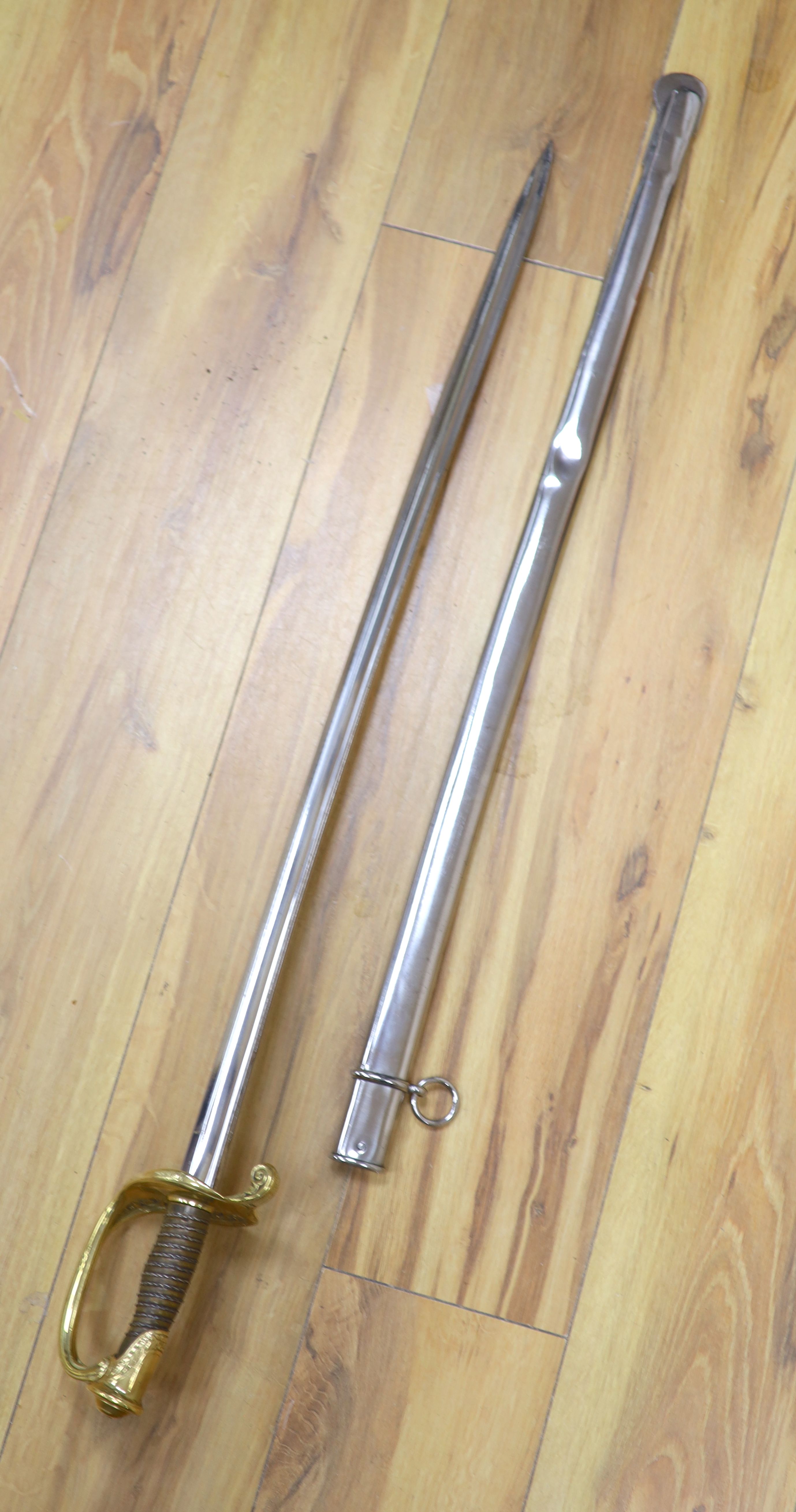 A reproduction French sword